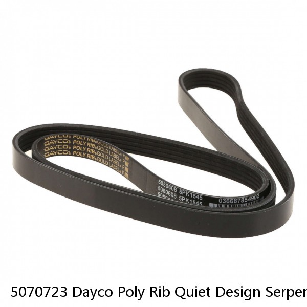 5070723 Dayco Poly Rib Quiet Design Serpentine Belt Free Shipping 7PK1835
