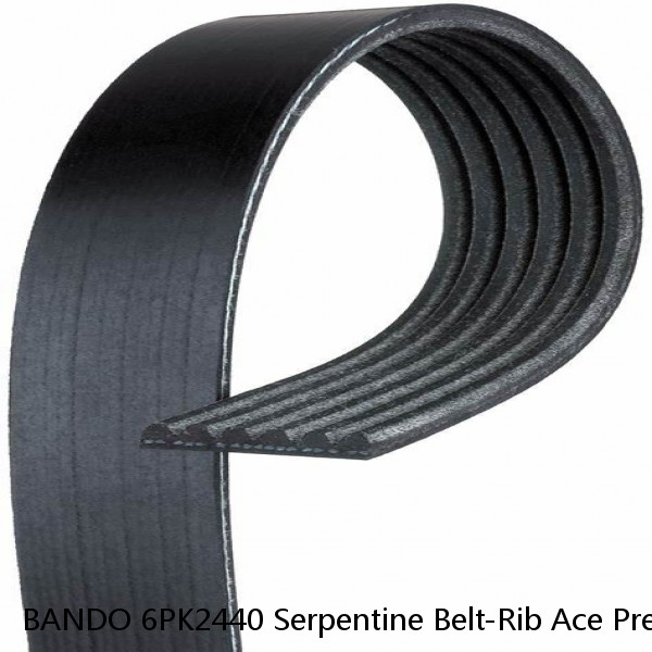 BANDO 6PK2440 Serpentine Belt-Rib Ace Precision Engineered V-Ribbed Belt  #1 image