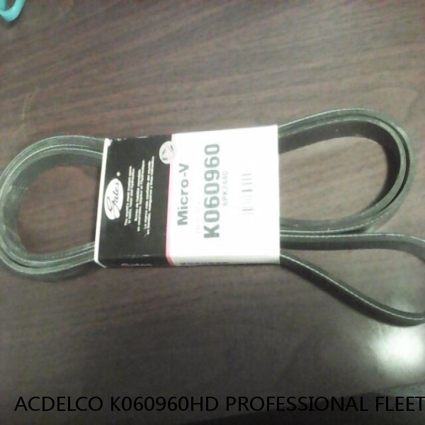 ACDELCO K060960HD PROFESSIONAL FLEETRUNNER SERPENTINE BELT  #1 image