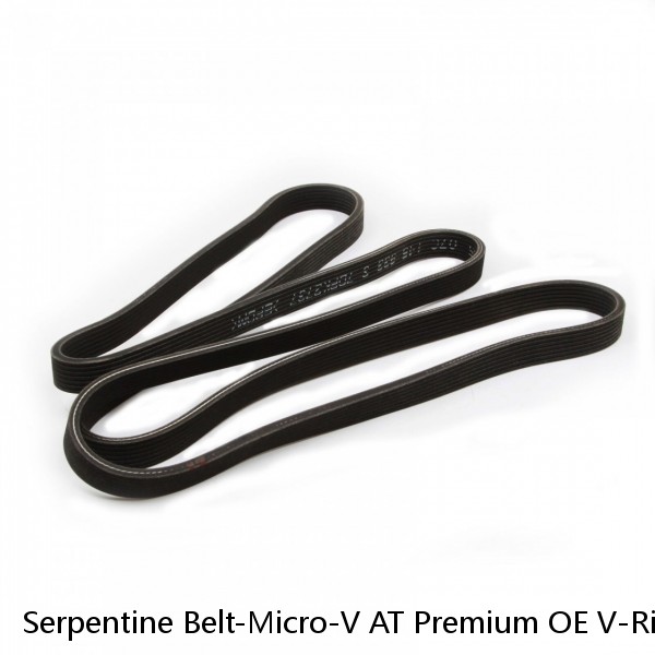 Serpentine Belt-Micro-V AT Premium OE V-Ribbed Belt Gates K050435 Green Stripe (Fits: Audi) #1 image